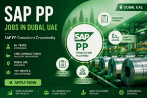 SAP PP JOBS IN DUBAI