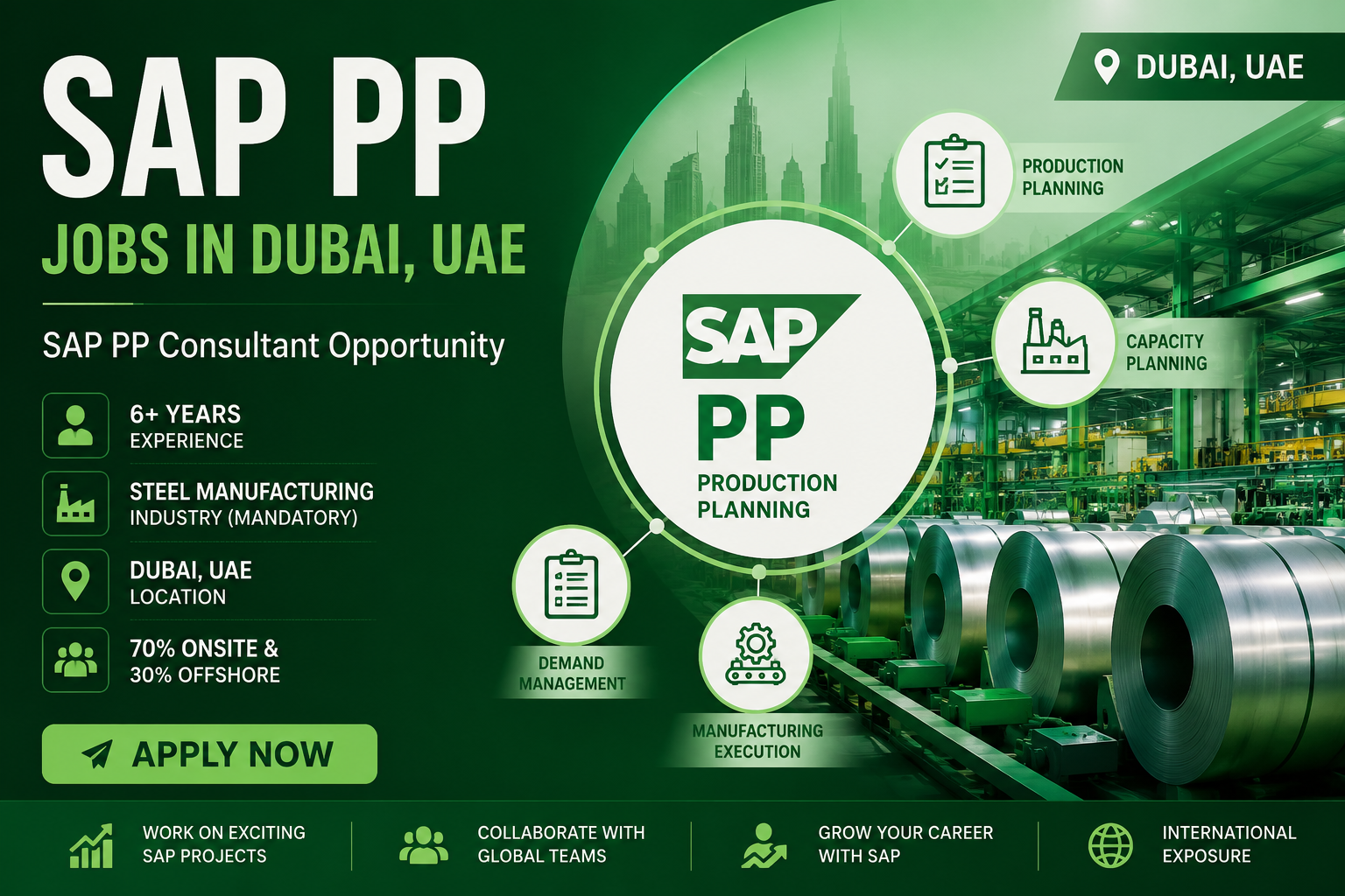 SAP PP JOBS IN DUBAI